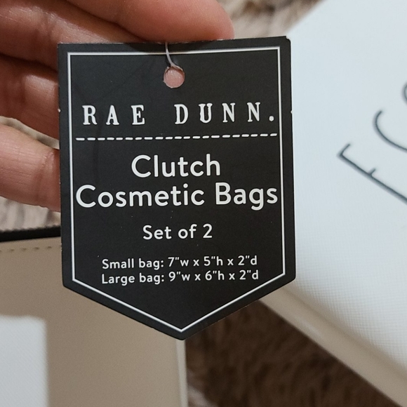 NWT Rae Dunn Cosmetic Bag Set - Picture 2 of 2